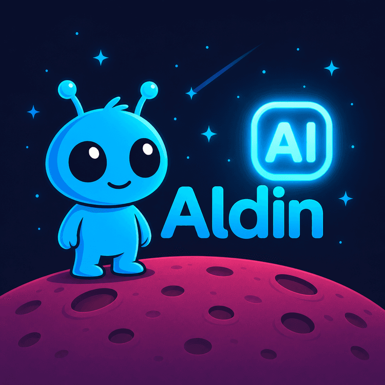 Original Aldin mascot introducing the Gear concept family