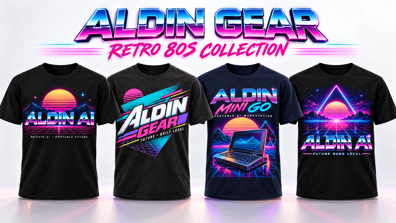 Historical concept board for an Aldin Gear Retro 80s collection
